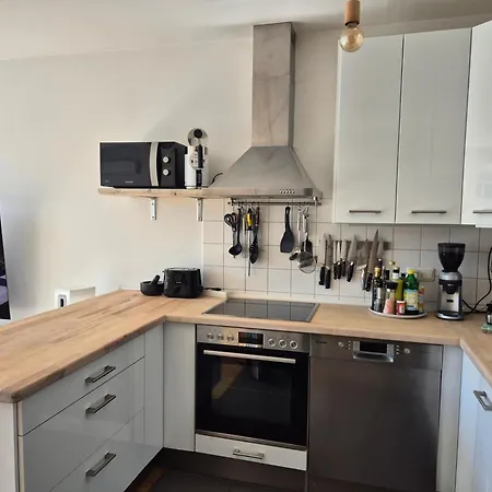 Luxury Penthouse 15 Min To Wiesn With Parking, Balcony Lägenhet München